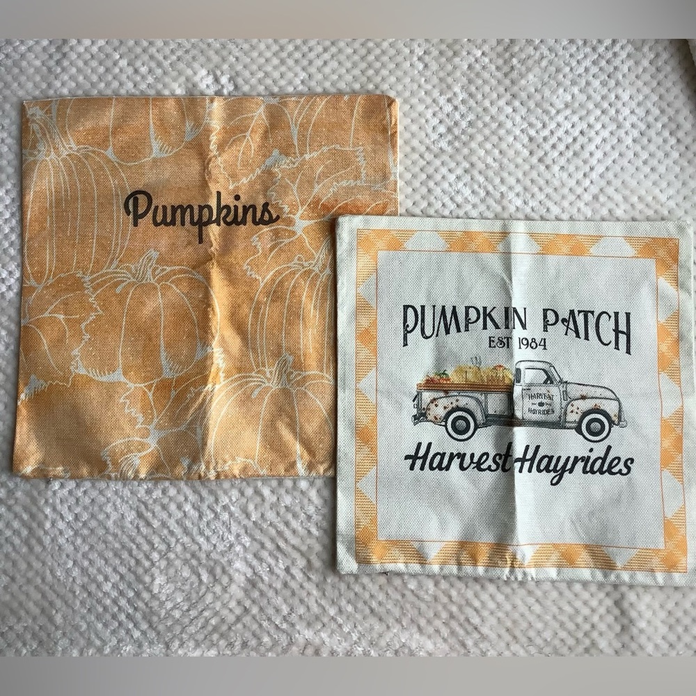 Fall Pillow Covers Set of 2